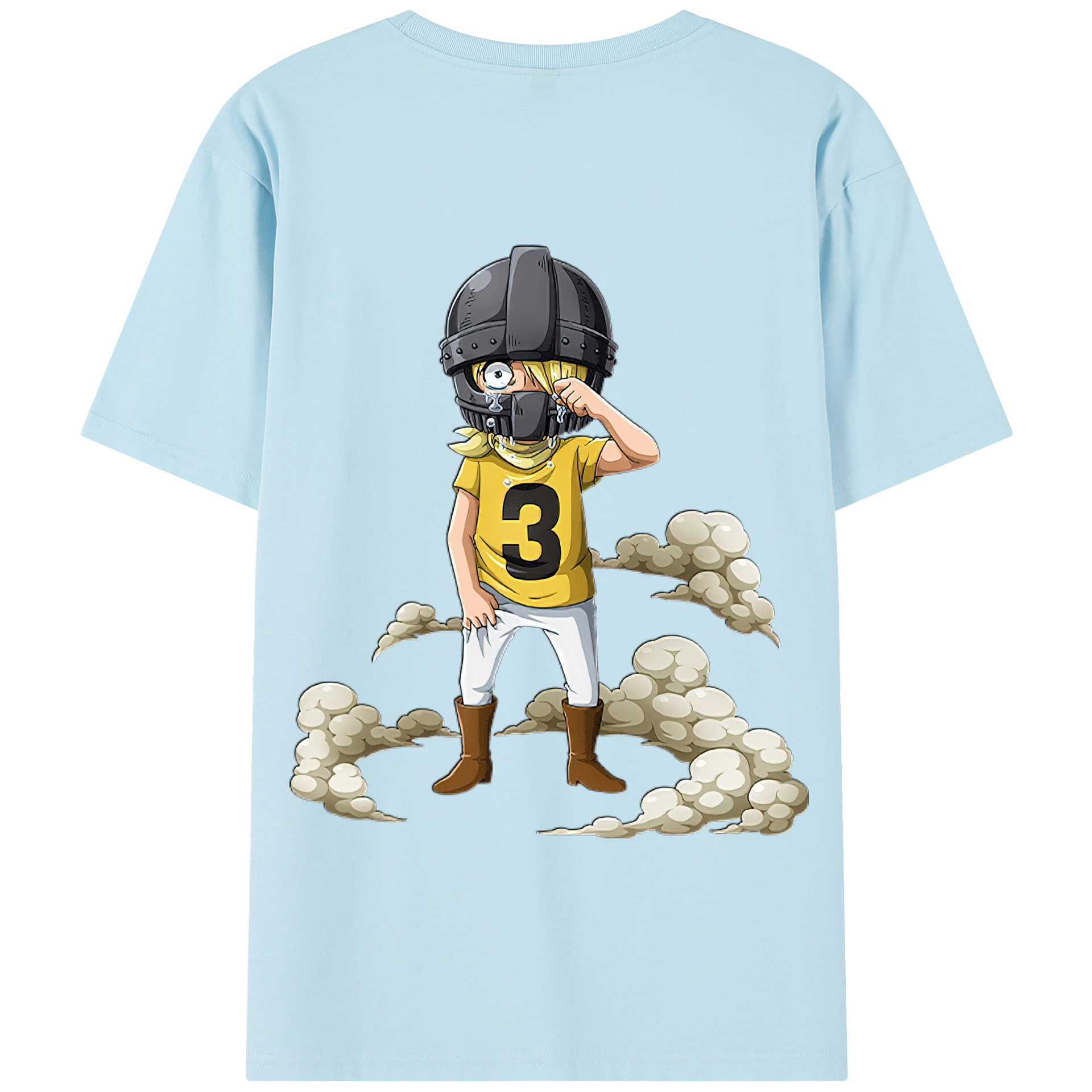 ワンピース サンジ ONE PIECE Sanji 綿100％半袖Tシャツ（背面プリント）
